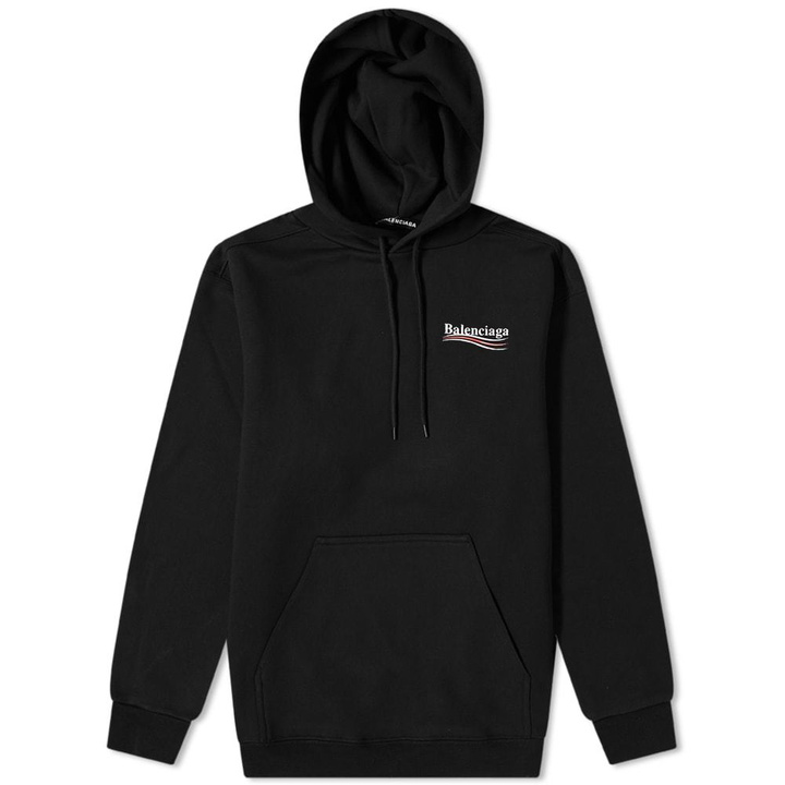 Photo: Balenciaga Political Campaign Logo Popover Hoody