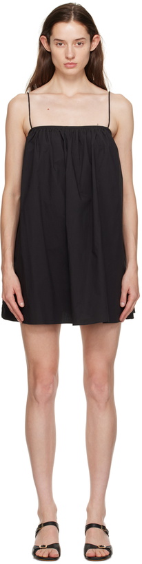 Photo: Matteau Black Square Neck Minidress