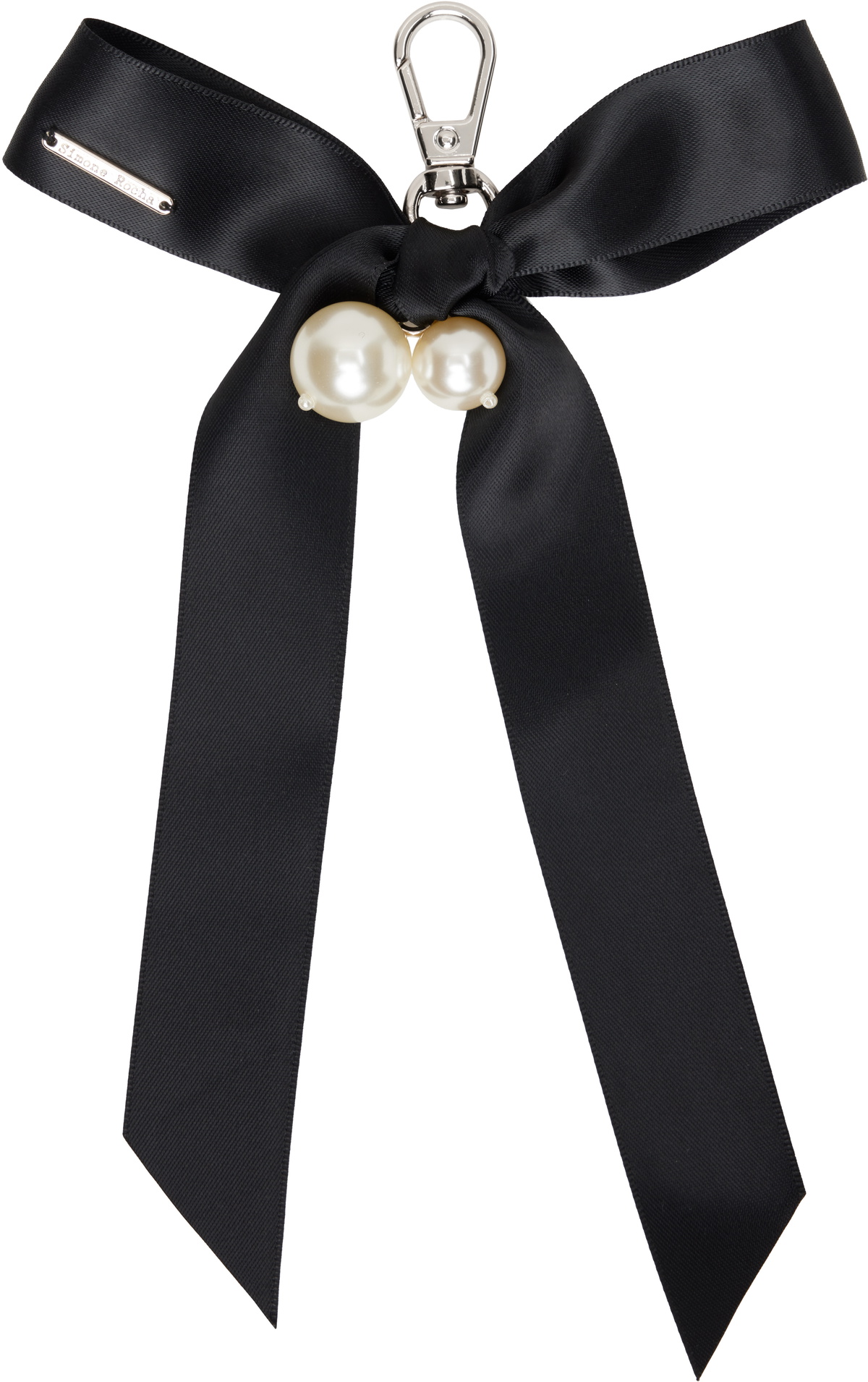 Simone Rocha Silver Pearl Keychain Simone Rocha