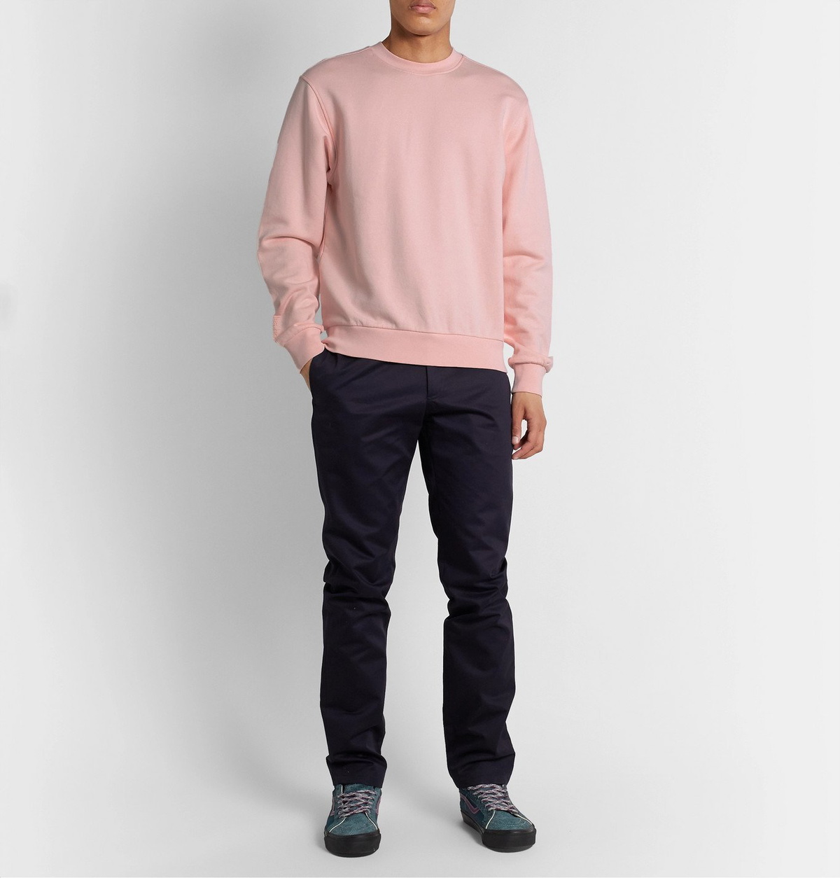 Les Girls Les Boys - Logo-Appliquéd Organic Loopback Cotton-Jersey Sweatshirt - Pink
