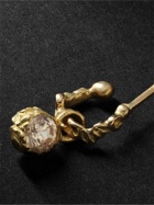 Healers Fine Jewelry - 18-Karat Gold Citrine Single Earring