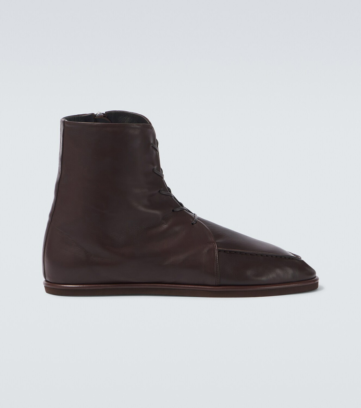 Auralee Leather lace-up boots Auralee