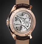 Bremont - Supersonic Limited Edition Hand-Wound 43mm 18-Karat Rose Gold and Alligator Watch, Ref. No. 85/100 - Silver