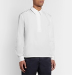 Barena - Cotton-Poplin Half-Zip Shirt - White