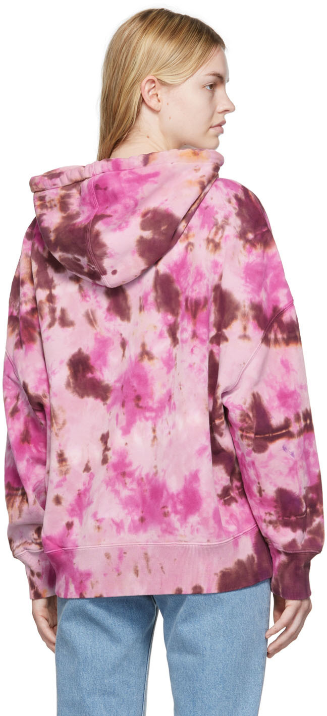 AMI Alexandre Mattiussi Pink Cotton Hoodie