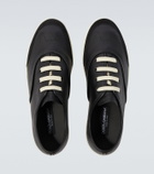 Dolce&Gabbana Suede-trimmed leather sneakers