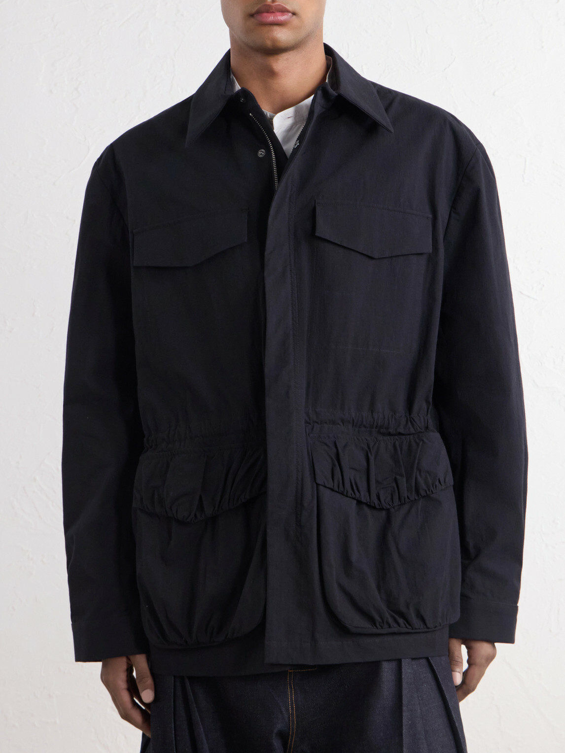 SAGE NATION - Field Cotton-Blend Jacket - Black