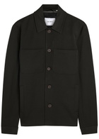 Les Deux Marseille Hybrid Woven Overshirt Black