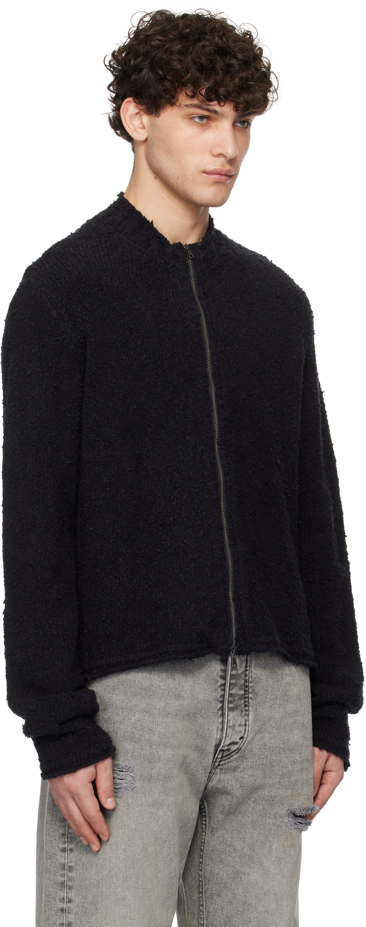 HOPE Black Goal Cardigan