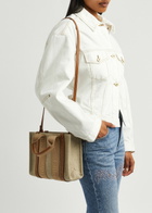 Chloe Woody Small Canvas Tote - Tan - One Size