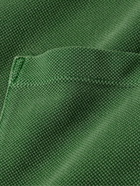 Les Tien - Camp-Collar Cotton-Piqué Shirt - Green