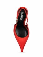 VERSACE - 110mm Satin Slingback Heels