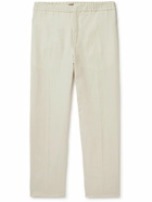 Zegna - Tapered Oasi Linen Trousers - Neutrals