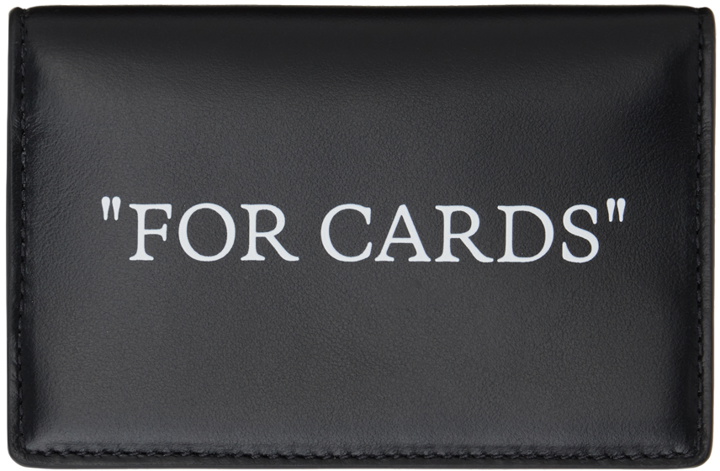 Photo: Off-White Black Bookish Wallet