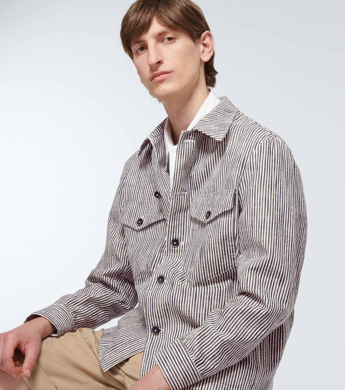Barena Venezia - Striped cotton jacket Barena