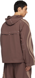ERL Brown UFO Track Jacket