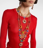 Dolce&Gabbana Embellished pendant necklace