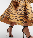 Zimmermann Matchmaker animal-print silk midi dress