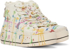 R13 Beige Kurt High Top Sneakers