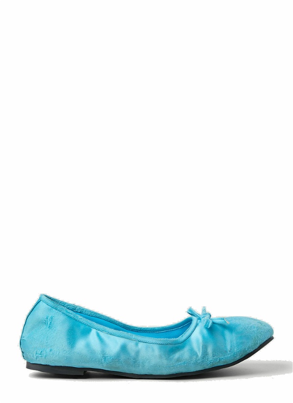 Photo: Balenciaga - Leopold Ballerina Shoes in Light Blue