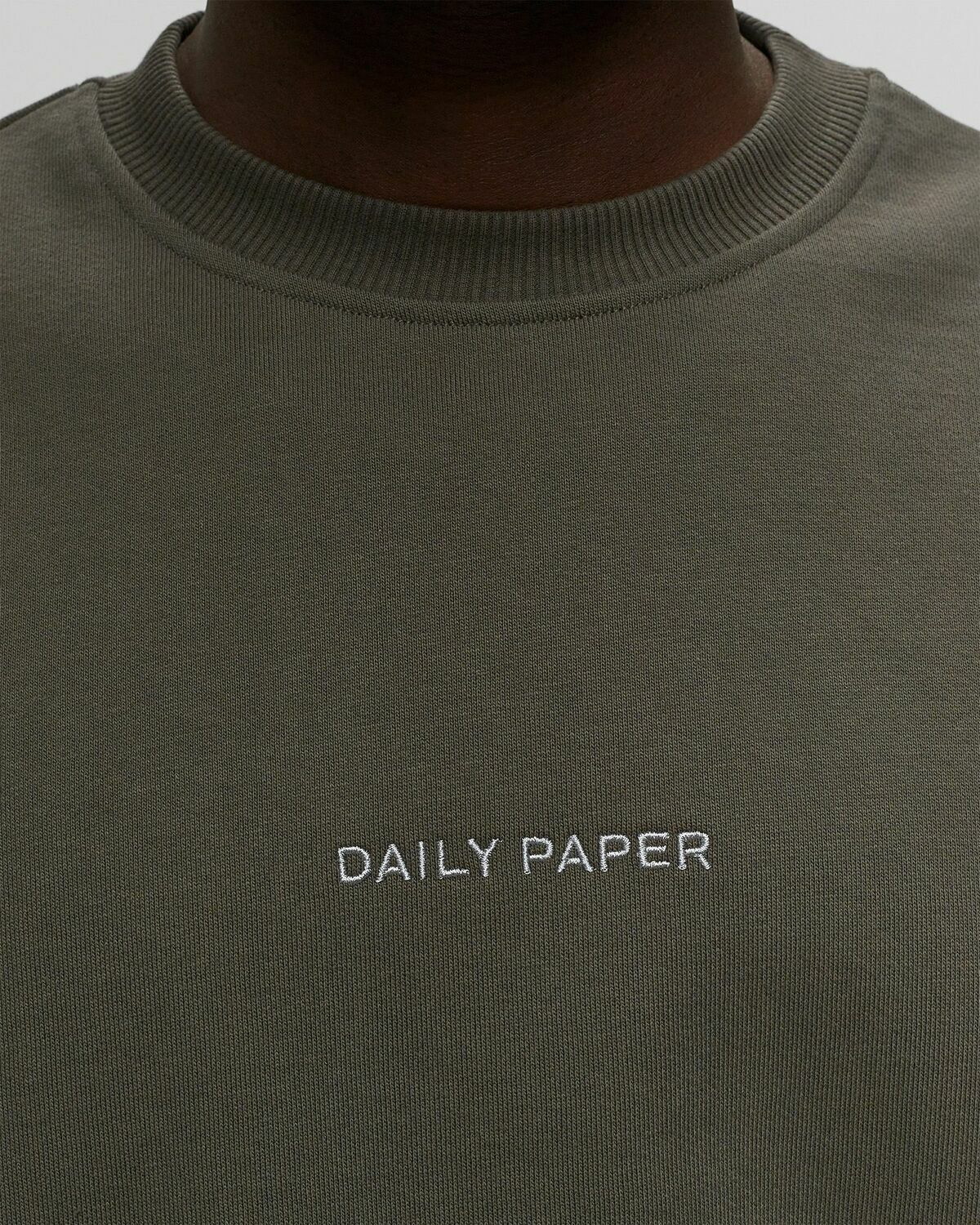 Daily Paper Shield Crowd Relaxed Sweater Green - Mens - Sweatshirts ...