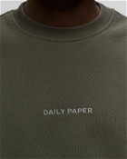 Daily Paper Shield Crowd Relaxed Sweater Green - Mens - Sweatshirts