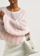 Loewe Pebble Mini Leather Bucket bag - White - One Size