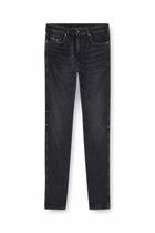 Diesel Slim Regular Waist 2062 D-Strukt Joggjeans - Jeans Mens in Black