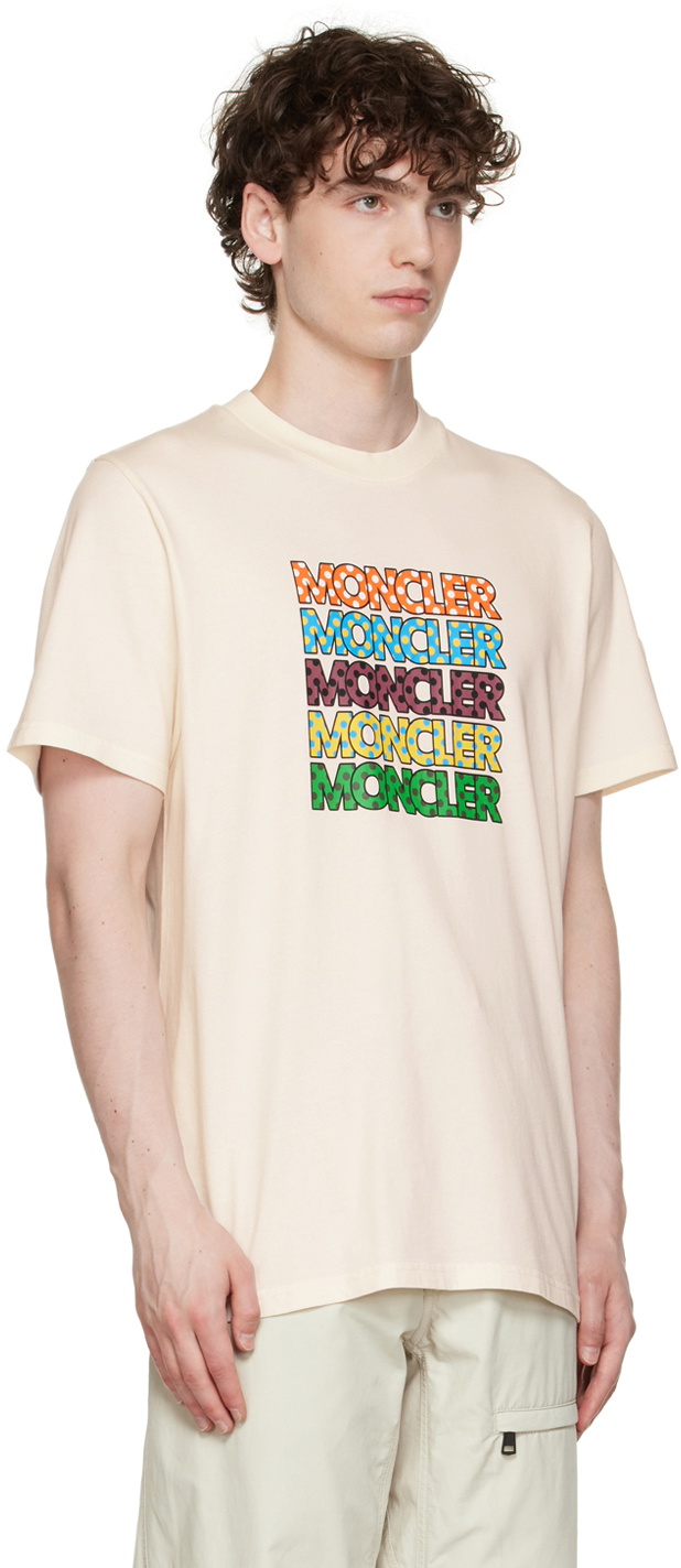 Moncler Genius 2 Moncler 1952 White Cotton T-Shirt Moncler Genius