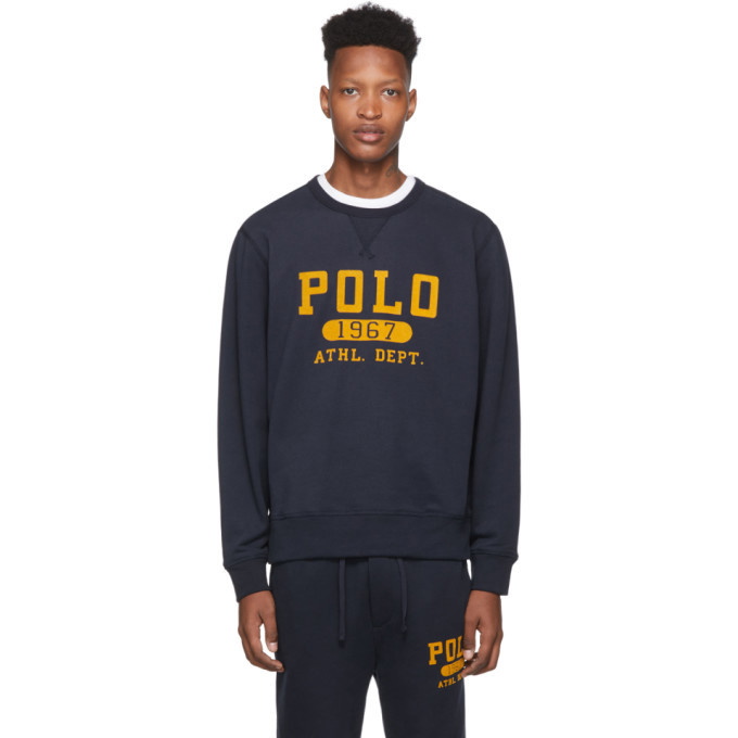 Photo: Polo Ralph Lauren Navy Vintage Fleece Sweatshirt