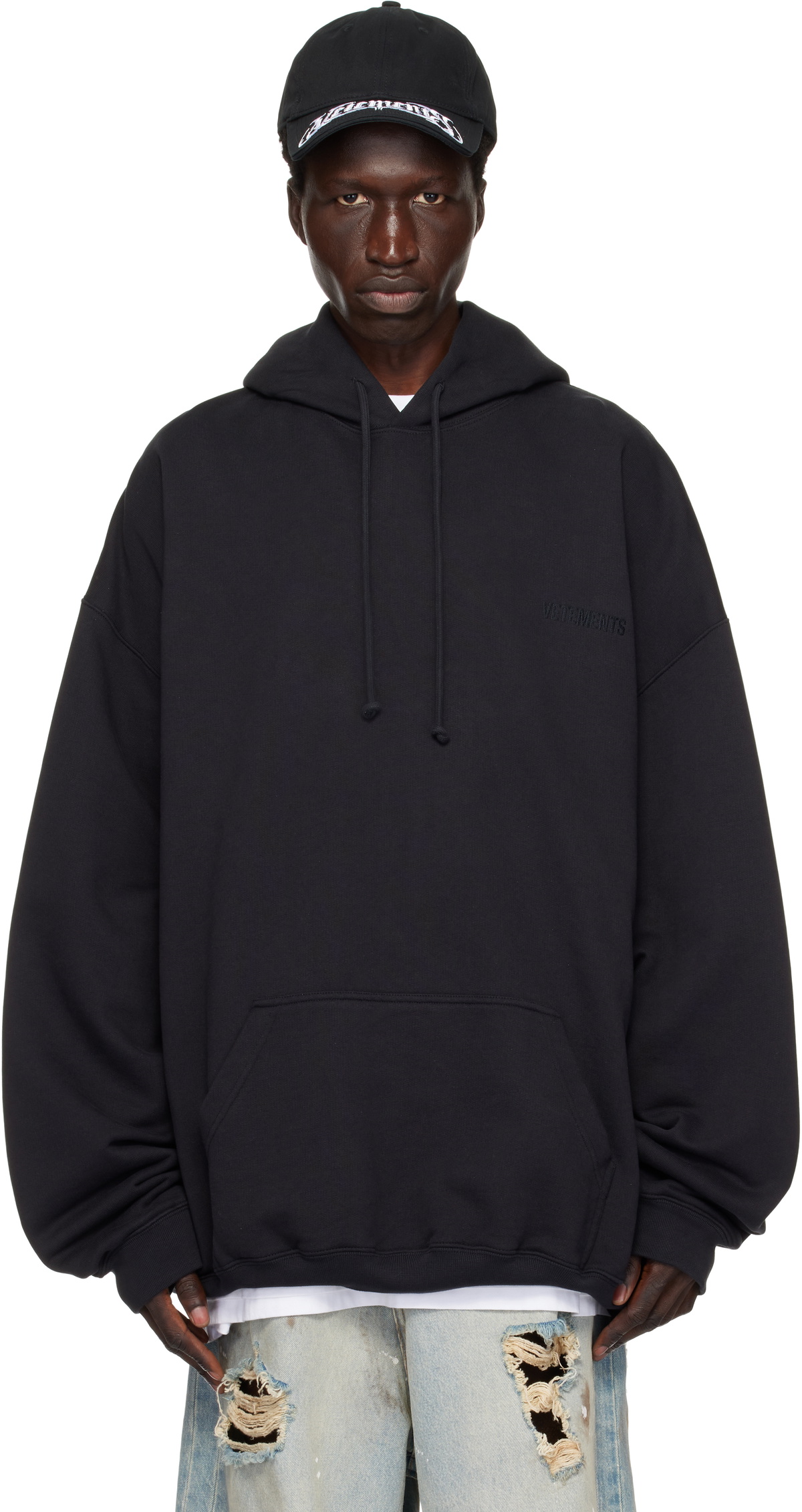 新品《 VETEMENTS 》Campaign Logo Hoodie M VETEMENTS 'campaign Logo' Hoodie | italist