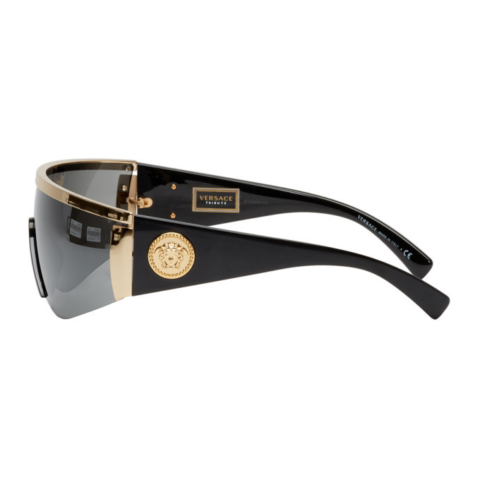 Versace black tribute outlet sunglasses