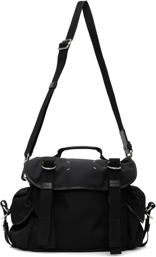 Photo: Maison Margiela Black Small High Tech Messenger Bag