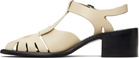 HEREU Off-White Pesca Heeled Sandals