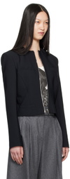 The Attico Black Zip jacket