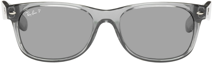 Photo: Ray-Ban Grey New Wayfarer Classic Sunglasses