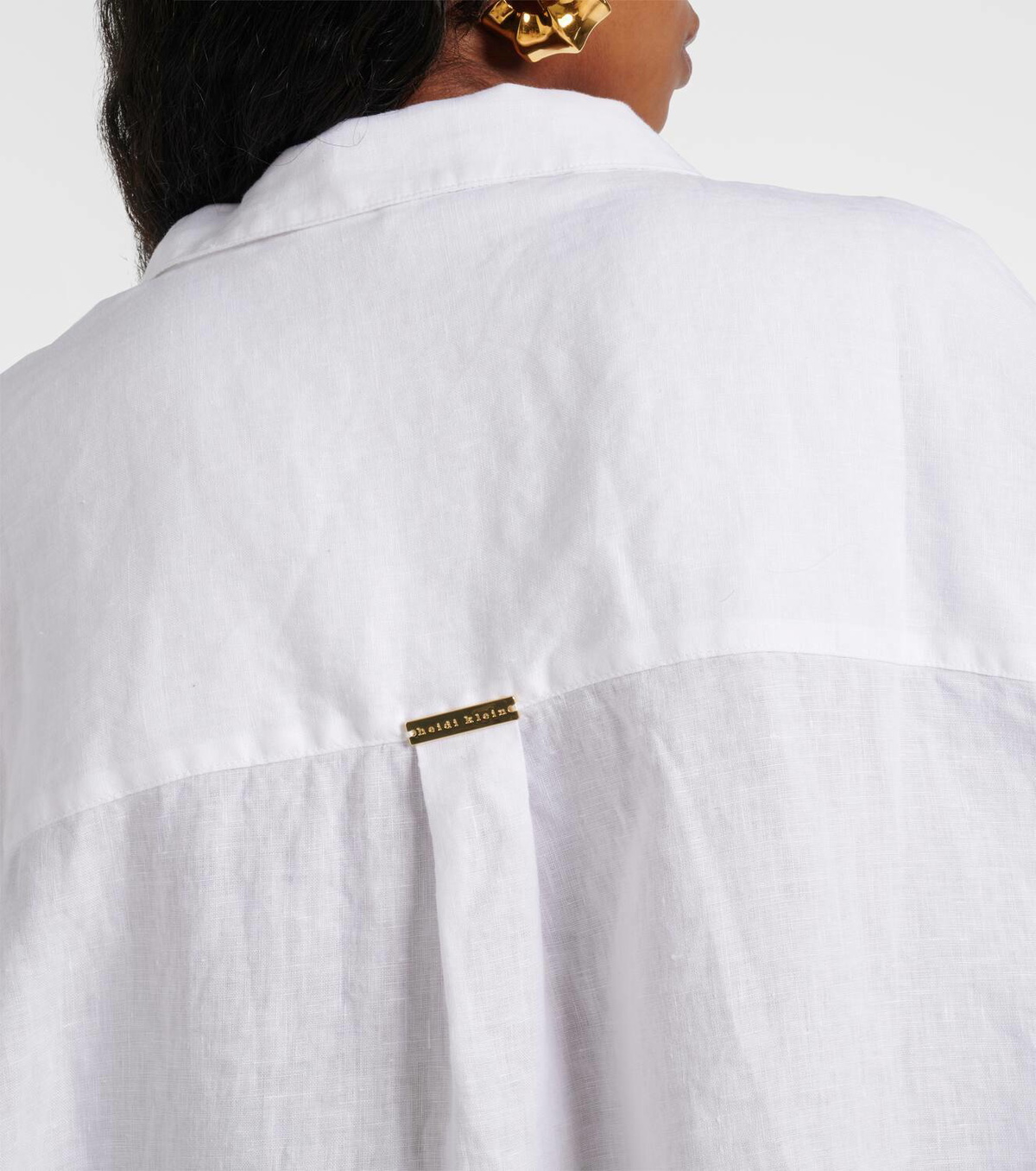 Heidi Klein White Bay linen shirt