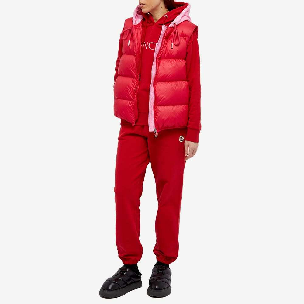 Moncler Women's Hoodie With Large Logo in Red Moncler Moncler Women's Hoodie With Large Logo in Red Moncler