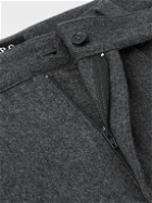 A.P.C. - Renato Tapered Pleated Wool-Blend Trousers - Gray