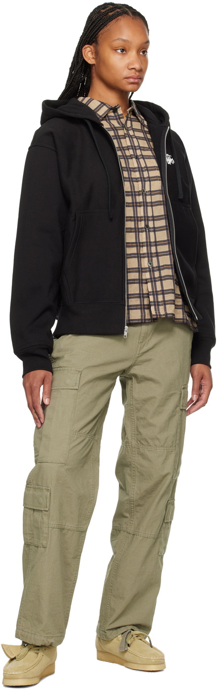 Stüssy Black Zip Hoodie