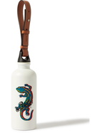 LOEWE - Paula's Ibiza Leather-Trimmed Printed Aluminium Water Bottle, 500ml