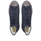 Artifact by Superga Men's 2435 Collect M51 Military Parka Jacket High Sneakers in Navy Marine/Grey