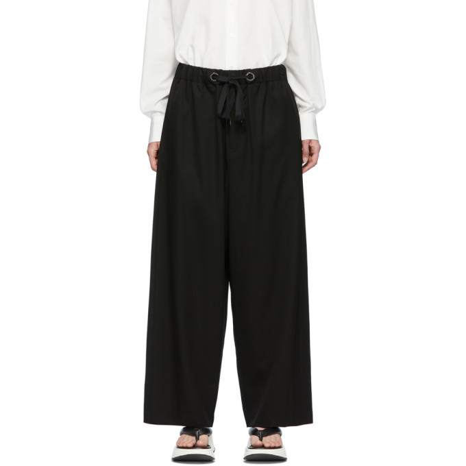 Photo: Fumito Ganryu Black Wide Relaxed Lounge Pants