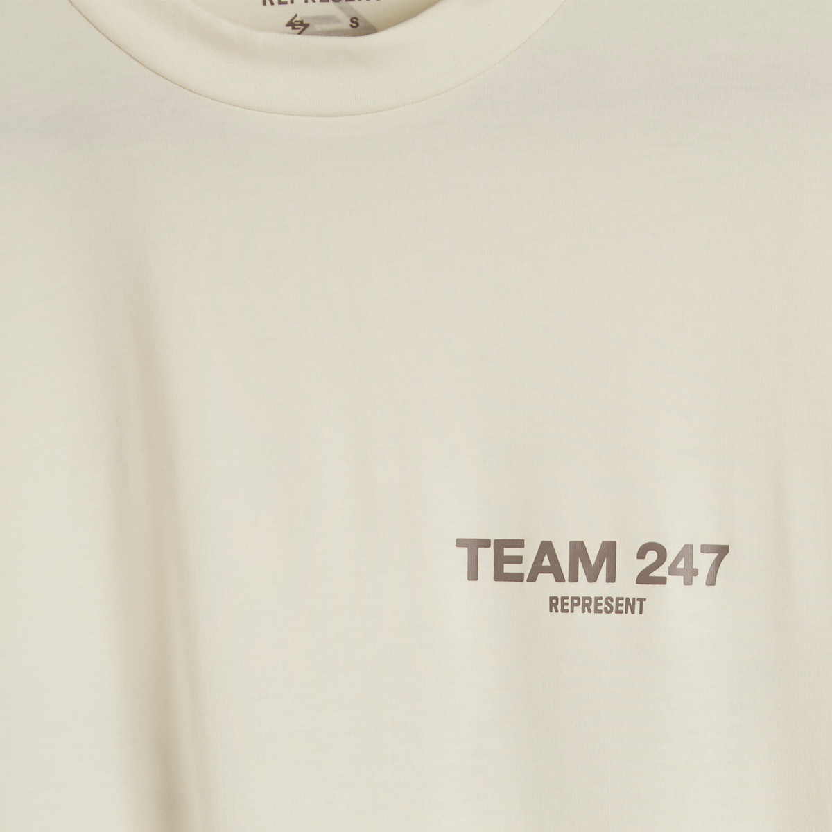 Represent Men's Team 247 Oversized T-Shirt in Cream