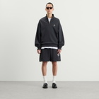 END. Slice Half Zip Sweat in Cinder Black
