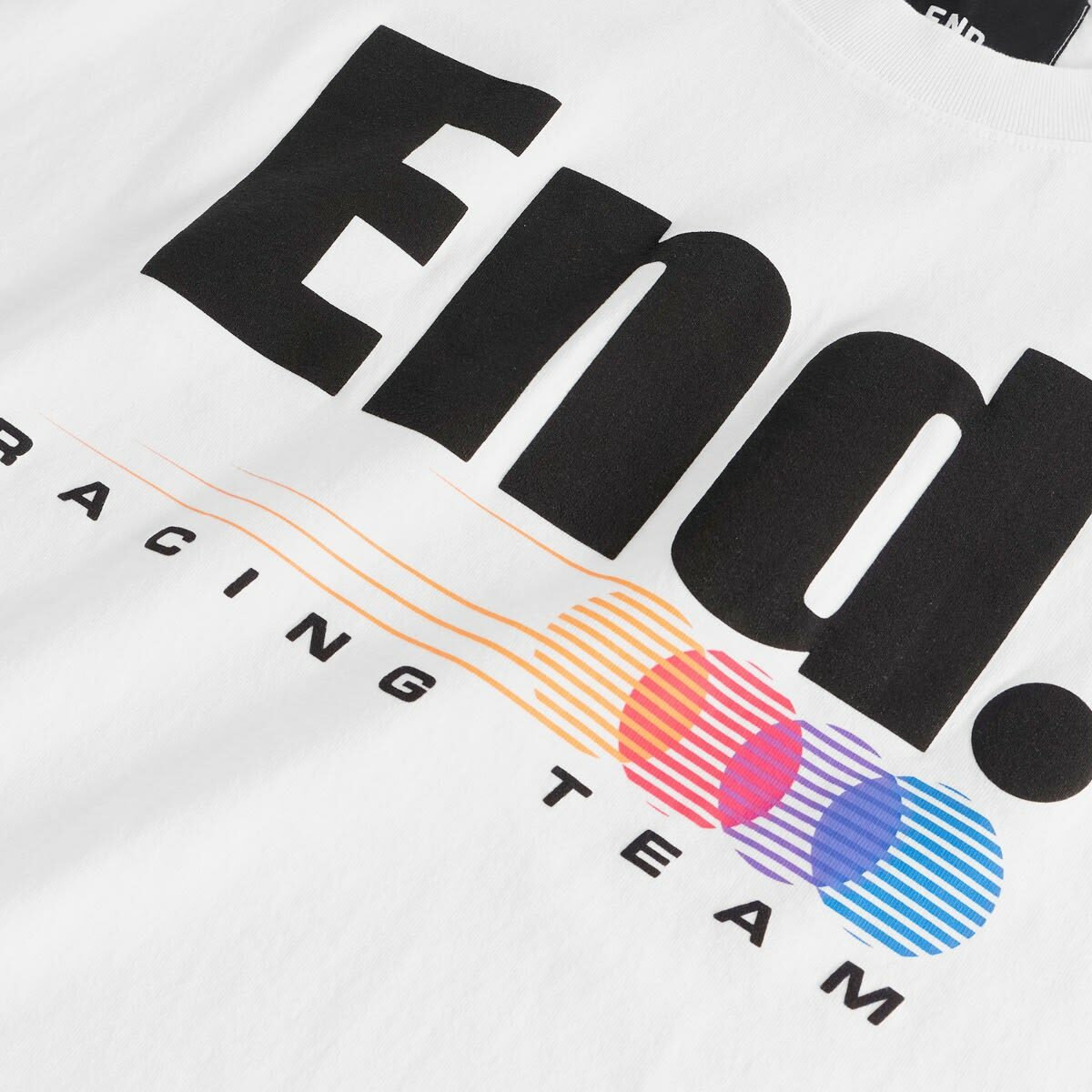 END. Race Team T-Shirt in White