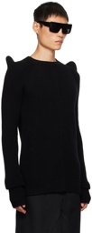 Rick Owens Black Tec Pull Sweater