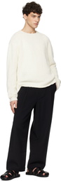 COMMAS Off-White Cotton Cashmere Sweater