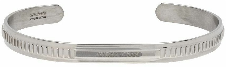 Photo: Giorgio Armani Silver Cuff Bracelet