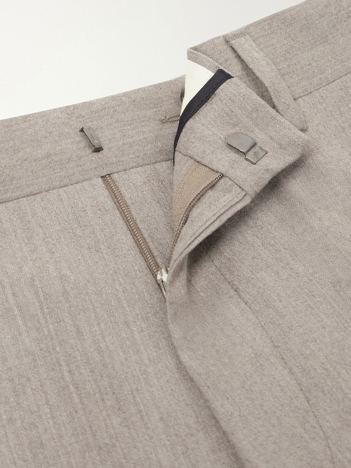 Paul Smith - Brierly Straight-Leg Wool and Cashmere-Blend Trousers - Neutrals